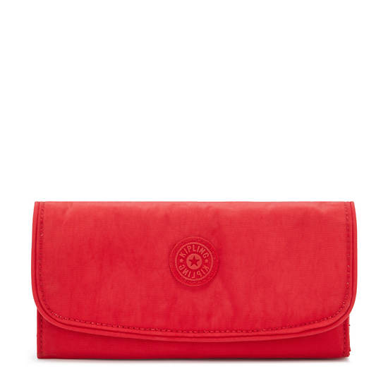 Kipling Money Land Snap Portefeuille Rood | België 1425EB